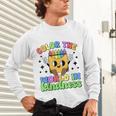 Teacher Back To School Color In Kindness Crayon Pencil Unisex Long Sleeve T-Shirt, gift for family, gift for coworker Teacher Back To School Color In Kindness Crayon Pencil Unisex Long Sleeve T-Shirt, gift for family, gift for coworker