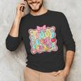 100 Days Of School Preppy 100th Day Of School Teacher Kids Unisex Long Sleeve T-Shirt, funny gift 100 Days Of School Preppy 100th Day Of School Teacher Kids Unisex Long Sleeve T-Shirt, funny gift