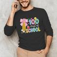 100 Days Of School Preppy 100th Day Of School Teachers Girls Unisex Long Sleeve T-Shirt, funny gift 100 Days Of School Preppy 100th Day Of School Teachers Girls Unisex Long Sleeve T-Shirt, funny gift