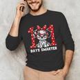 100 Days Smarter 101st Day School Dalmatian Dog Teacher Kids Unisex Long Sleeve T-Shirt, funny gift