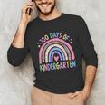 100th Day Of Kindergarten Teacher Kids 100 Days Smarter Unisex Long Sleeve T-Shirt, funny gift 100th Day Of Kindergarten Teacher Kids 100 Days Smarter Unisex Long Sleeve T-Shirt, funny gift
