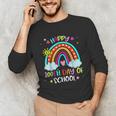 100th Day Of School Rainbow Happy 100 Days Smarter Teacher Unisex Long Sleeve T-Shirt, funny gift