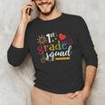 1st First Grade Squad Student Teacher Back To School Unisex Long Sleeve T-Shirt, funny gift 1st First Grade Squad Student Teacher Back To School Unisex Long Sleeve T-Shirt, funny gift