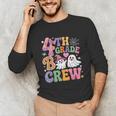 4th Grade Boo Crew Fourth Grade Teacher Kids Happy Halloween Unisex Long Sleeve T-Shirt, funny gift 4th Grade Boo Crew Fourth Grade Teacher Kids Happy Halloween Unisex Long Sleeve T-Shirt, funny gift
