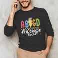 4th Grade Rocks ABCD Back To School Rock Teachers Unisex Long Sleeve T-Shirt, funny gift 4th Grade Rocks ABCD Back To School Rock Teachers Unisex Long Sleeve T-Shirt, funny gift