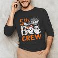 5th Grade Boo Crew Teachers Students Ghost Halloween Unisex Long Sleeve T-Shirt, funny gift