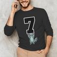 6 7 Matching Teachers Halloween Costume Raccoon Unisex Long Sleeve T-Shirt, funny gift