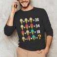 67 Ice Cream Drip Meme Order Of Operations Math Teacher Unisex Long Sleeve T-Shirt, funny gift