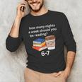 67 Meme English Teacher Reading Book Lover Humor Unisex Long Sleeve T-Shirt, funny gift