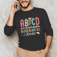 ABCD Kindergarten Rocks Pencil Lightning Teachers Rock Boys Unisex Long Sleeve T-Shirt, funny gift ABCD Kindergarten Rocks Pencil Lightning Teachers Rock Boys Unisex Long Sleeve T-Shirt, funny gift