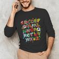ABCs Learning Kindergarten Teacher Christmas Lights Alphabet For Men Women Kids Unisex Long Sleeve T-Shirt, funny gift ABCs Learning Kindergarten Teacher Christmas Lights Alphabet For Men Women Kids Unisex Long Sleeve T-Shirt, funny gift