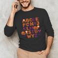 ABCs Learning Kindergarten Teacher Halloween Alphabet Unisex Long Sleeve T-Shirt, funny gift ABCs Learning Kindergarten Teacher Halloween Alphabet Unisex Long Sleeve T-Shirt, funny gift