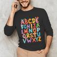 Alphabet A-Z ABC Kids Back To School Pre K Teachers Unisex Long Sleeve T-Shirt, funny gift Alphabet A-Z ABC Kids Back To School Pre K Teachers Unisex Long Sleeve T-Shirt, funny gift