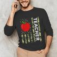 American Flag Camouflage Teacher Patriotic 4th Of July Unisex Long Sleeve T-Shirt, funny gift American Flag Camouflage Teacher Patriotic 4th Of July Unisex Long Sleeve T-Shirt, funny gift