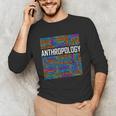 Anthropology Words Anthropologist Teacher Unisex Long Sleeve T-Shirt, funny gift