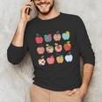 Art Apples Back To School For Teacher Student Unisex Long Sleeve T-Shirt, funny gift Art Apples Back To School For Teacher Student Unisex Long Sleeve T-Shirt, funny gift