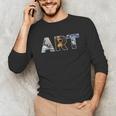 Art Artist Painting Teacher T Shirt Mona Lisa Great Wave For Men Women Unisex Long Sleeve T-Shirt, funny gift Art Artist Painting Teacher T Shirt Mona Lisa Great Wave For Men Women Unisex Long Sleeve T-Shirt, funny gift