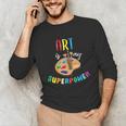 Art Is My Superpower Art Teacher Unisex Long Sleeve T-Shirt, funny gift