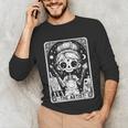 Artist Tarot Card Skeleton Painter Art Teacher Witchy Unisex Long Sleeve T-Shirt, funny gift Artist Tarot Card Skeleton Painter Art Teacher Witchy Unisex Long Sleeve T-Shirt, funny gift
