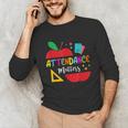 Attendance Matters Teacher Apple For Back To School Unisex Long Sleeve T-Shirt, funny gift Attendance Matters Teacher Apple For Back To School Unisex Long Sleeve T-Shirt, funny gift