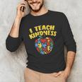 Autism Teacher Shirt I Teach Kindness Apple Puzzle Awareness Unisex Long Sleeve T-Shirt, funny gift Autism Teacher Shirt I Teach Kindness Apple Puzzle Awareness Unisex Long Sleeve T-Shirt, funny gift