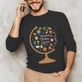 Awesome Teachers T Shirt Teaching Future Leaders Globe For Men Women Unisex Long Sleeve T-Shirt, funny gift Awesome Teachers T Shirt Teaching Future Leaders Globe For Men Women Unisex Long Sleeve T-Shirt, funny gift