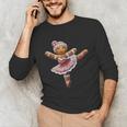 Ballet Dancer Gingerbread Christmas Dance Teacher Girl Women Unisex Long Sleeve T-Shirt, funny gift