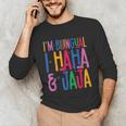 I Am Bilingual I Haha And Jaja Latina Latino Spanish Teacher Unisex Long Sleeve T-Shirt, funny gift