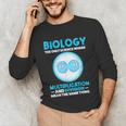 Biology Facts Science Teacher Student Biologist Unisex Long Sleeve T-Shirt, funny gift Biology Facts Science Teacher Student Biologist Unisex Long Sleeve T-Shirt, funny gift