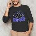 Blue Bobcats School Spirit Coquette Bow Mascot Teacher Unisex Long Sleeve T-Shirt, funny gift Blue Bobcats School Spirit Coquette Bow Mascot Teacher Unisex Long Sleeve T-Shirt, funny gift
