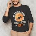 My Broom Broke So Now I Teach Art Teacher Halloween Costume For Men Women Unisex Long Sleeve T-Shirt, funny gift