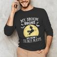 My Broom Broke So Now I Teach Math Teacher Halloween Costume For Men Women Unisex Long Sleeve T-Shirt, funny gift My Broom Broke So Now I Teach Math Teacher Halloween Costume For Men Women Unisex Long Sleeve T-Shirt, funny gift