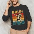 Bruh It's Field Day Teacher Happy Field Day Dabbing Boy Unisex Long Sleeve T-Shirt, funny gift Bruh It's Field Day Teacher Happy Field Day Dabbing Boy Unisex Long Sleeve T-Shirt, funny gift