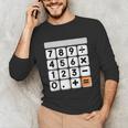 Calculator Easy Halloween Costume For Math Teacher Unisex Long Sleeve T-Shirt, funny gift