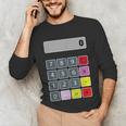 Calculator Math Teacher Halloween Costumes Women Men Adults Unisex Long Sleeve T-Shirt, funny gift Calculator Math Teacher Halloween Costumes Women Men Adults Unisex Long Sleeve T-Shirt, funny gift