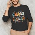 Some Call It Chaos We Call It 3rd Grade Third Grade Teachers Men Women Kids Unisex Long Sleeve T-Shirt, funny gift