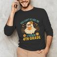 You Can't Scare Me I Teach 4th Grade Halloween Teacher Ghost Unisex Long Sleeve T-Shirt, funny gift