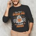 You Can't Scare Me I Teach Music Retro Teacher Halloween Unisex Long Sleeve T-Shirt, funny gift You Can't Scare Me I Teach Music Retro Teacher Halloween Unisex Long Sleeve T-Shirt, funny gift