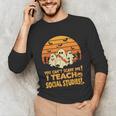 You Can't Scare Me I Teach Social Studies Teacher Halloween Unisex Long Sleeve T-Shirt, funny gift You Can't Scare Me I Teach Social Studies Teacher Halloween Unisex Long Sleeve T-Shirt, funny gift