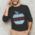 Chicago Flag Teacher School Cute Unisex Long Sleeve T-Shirt, funny gift