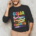 Color The World With Kindness Teachers Back To School Unisex Long Sleeve T-Shirt, funny gift
