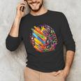 Colorful Brain Art Teacher Artist Painter Student Unisex Long Sleeve T-Shirt, funny gift Colorful Brain Art Teacher Artist Painter Student Unisex Long Sleeve T-Shirt, funny gift