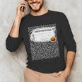 Composition Notebook Costume Adult Halloween For Teachers Unisex Long Sleeve T-Shirt, funny gift