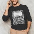 Composition Notebook Matching Group Halloween Teachers Unisex Long Sleeve T-Shirt, funny gift Composition Notebook Matching Group Halloween Teachers Unisex Long Sleeve T-Shirt, funny gift