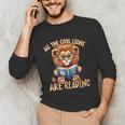 All The Cool Lions Are Reading Lion Teacher Men Women Kids Unisex Long Sleeve T-Shirt, funny gift All The Cool Lions Are Reading Lion Teacher Men Women Kids Unisex Long Sleeve T-Shirt, funny gift