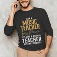 Cool Music Teacher Art For Men Women School Orchestra Coach Unisex Long Sleeve T-Shirt, funny gift Cool Music Teacher Art For Men Women School Orchestra Coach Unisex Long Sleeve T-Shirt, funny gift