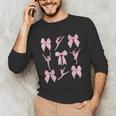 Coquette Bow Ballet Dance Teacher Coquette Women Dancing Unisex Long Sleeve T-Shirt, funny gift