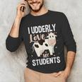 Cow Teacher Lover Unisex Long Sleeve T-Shirt, funny gift Cow Teacher Lover Unisex Long Sleeve T-Shirt, funny gift