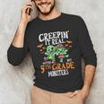 Creepin It Real Monster School 5th Grade Teacher Halloween Unisex Long Sleeve T-Shirt, funny gift Creepin It Real Monster School 5th Grade Teacher Halloween Unisex Long Sleeve T-Shirt, funny gift