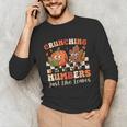 Crunching Numbers Just Like Leaves Pumpkin Fall Teacher Unisex Long Sleeve T-Shirt, funny gift Crunching Numbers Just Like Leaves Pumpkin Fall Teacher Unisex Long Sleeve T-Shirt, funny gift
